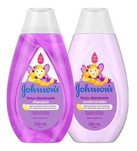 shampoo e condicionador johnson